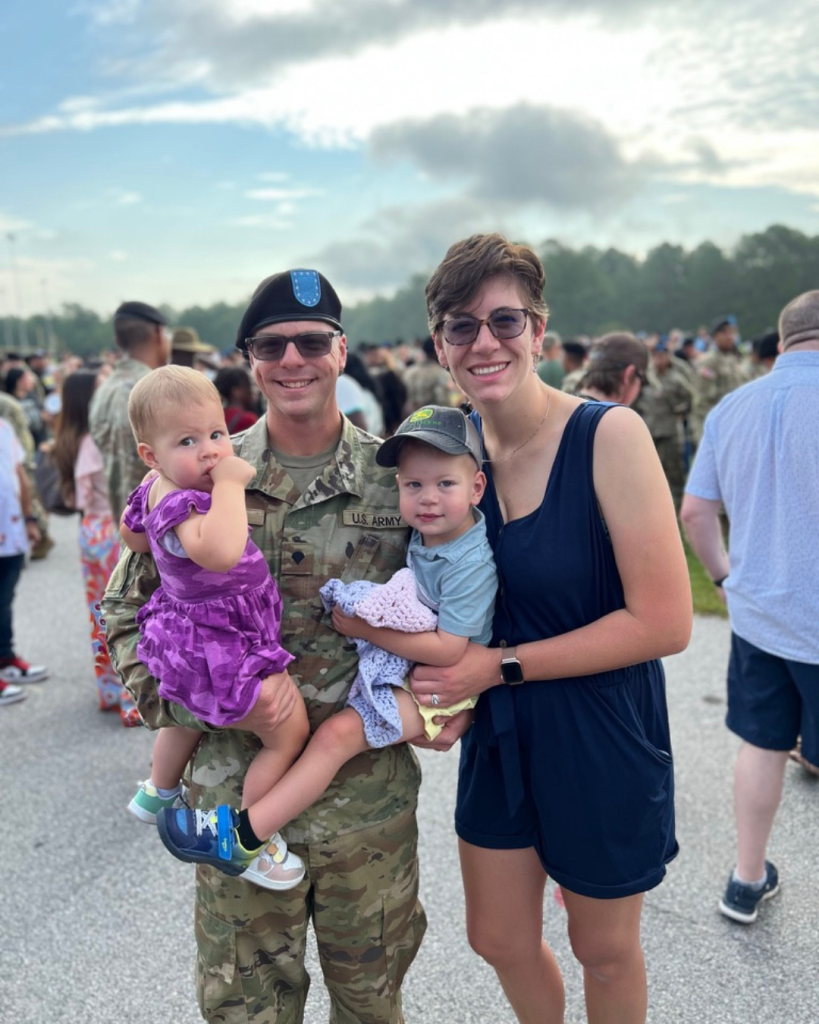 When David was pre-Fontan, my husband joined the Army Reserve and was gone for five months. We did it mainly for the insurance — because that's just what CHD life looks like sometimes. You make the decisions you need to make for your child! Plus - my husband always had interest in joining!