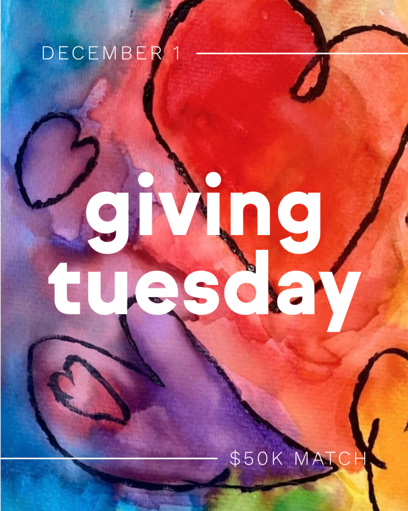 Giving Tuesday Match is available Nov 27- Dec 4